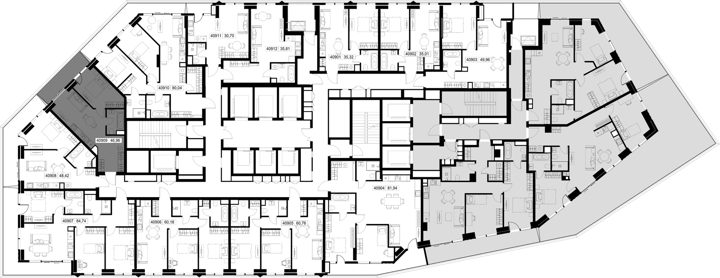 1-комнатная квартира, 47 м² — фото 2