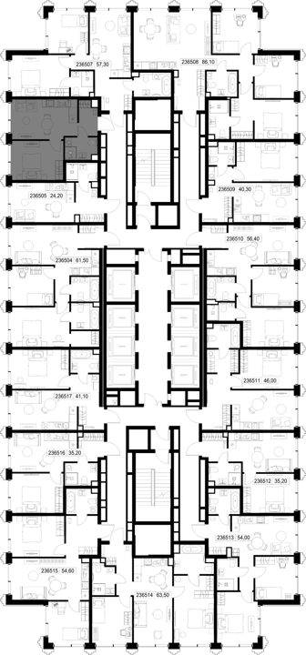1-комнатная квартира, 35,6 м² — фото 2