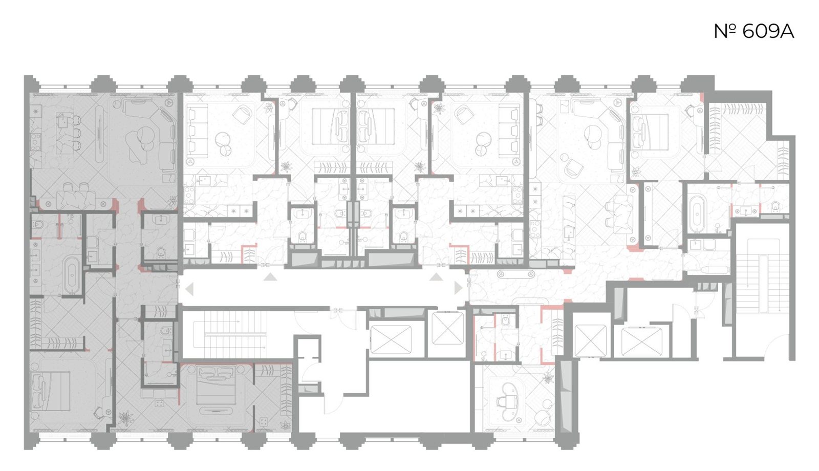 2-комнатная квартира, 128,8 м² — фото 2