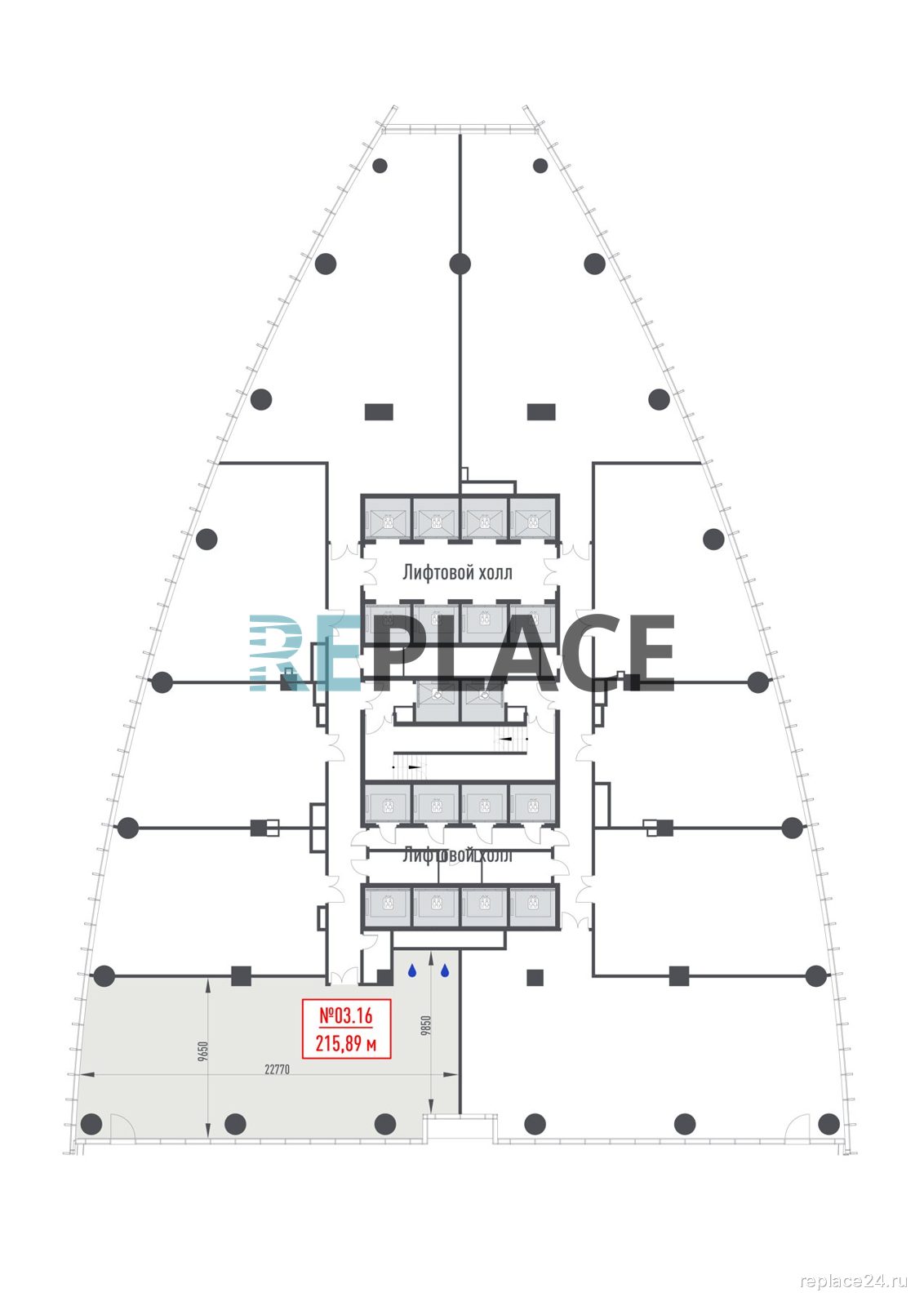 Офис, 215,9 м² — фото 2