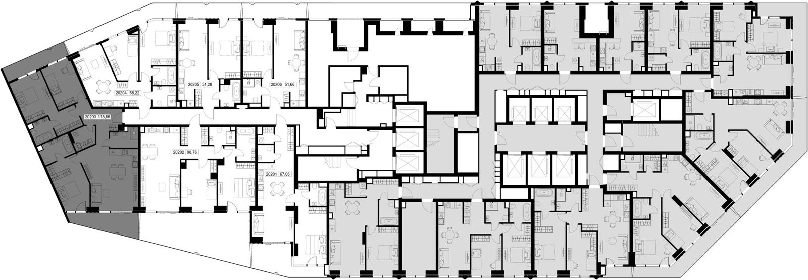3-комнатная квартира, 115,9 м² — фото 2