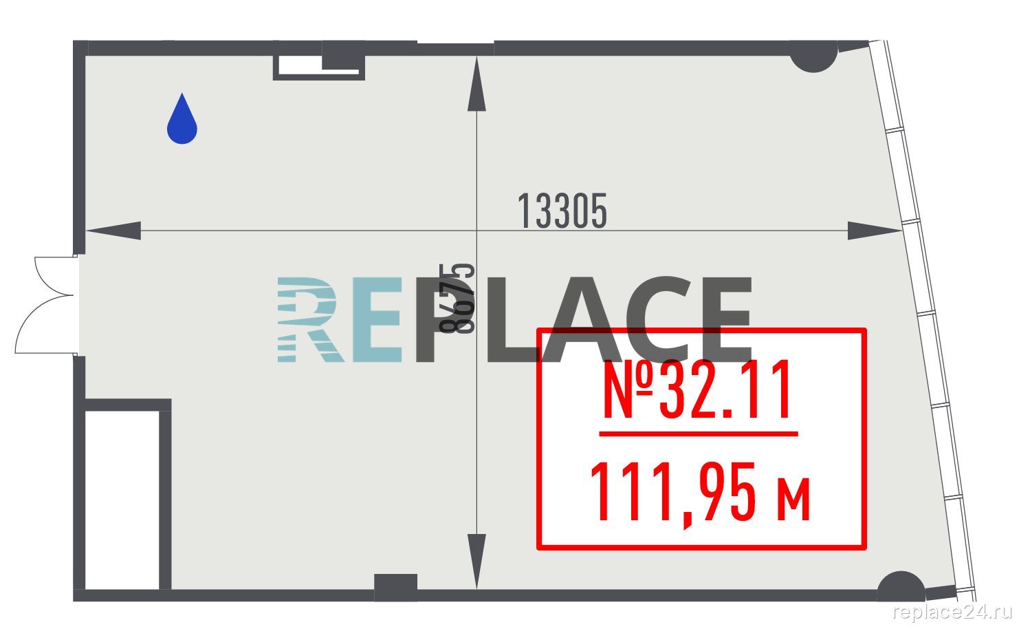 Офис, 112 м²
