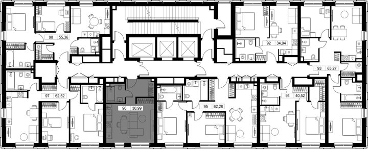 Квартира-студия, 31,1 м² — фото 2