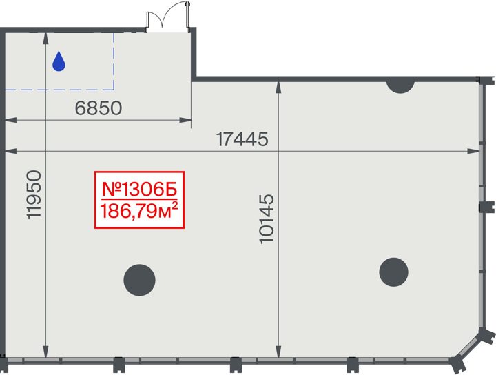 Офис, 186,8 м²