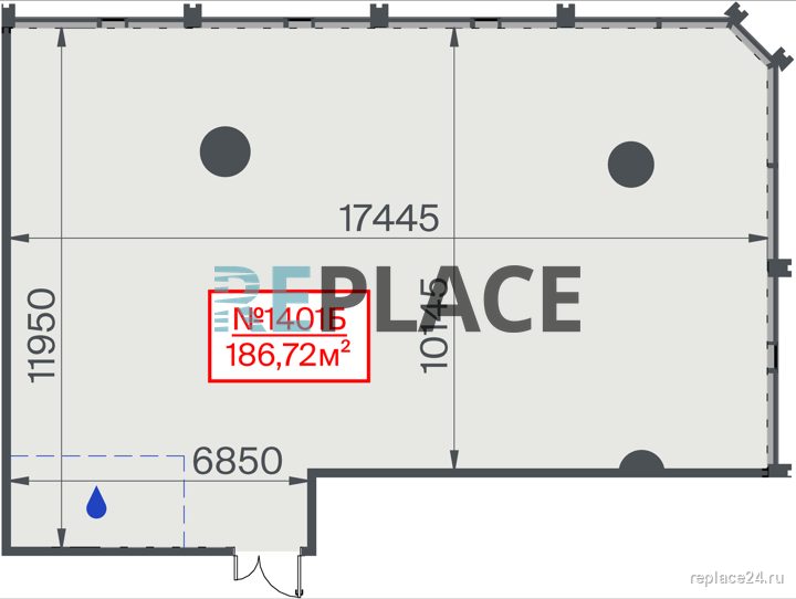 Офис, 186,7 м²