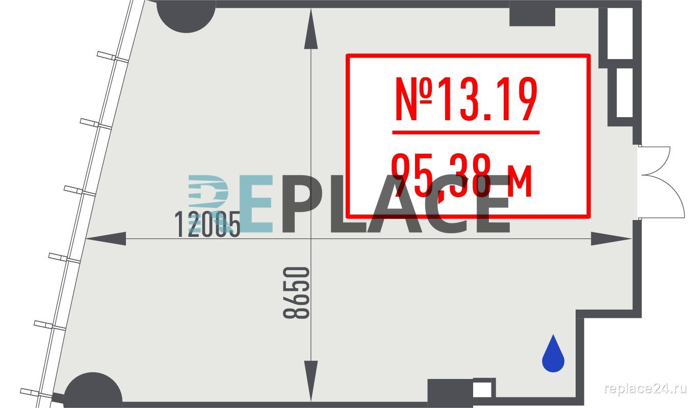 Офис, 95,4 м²