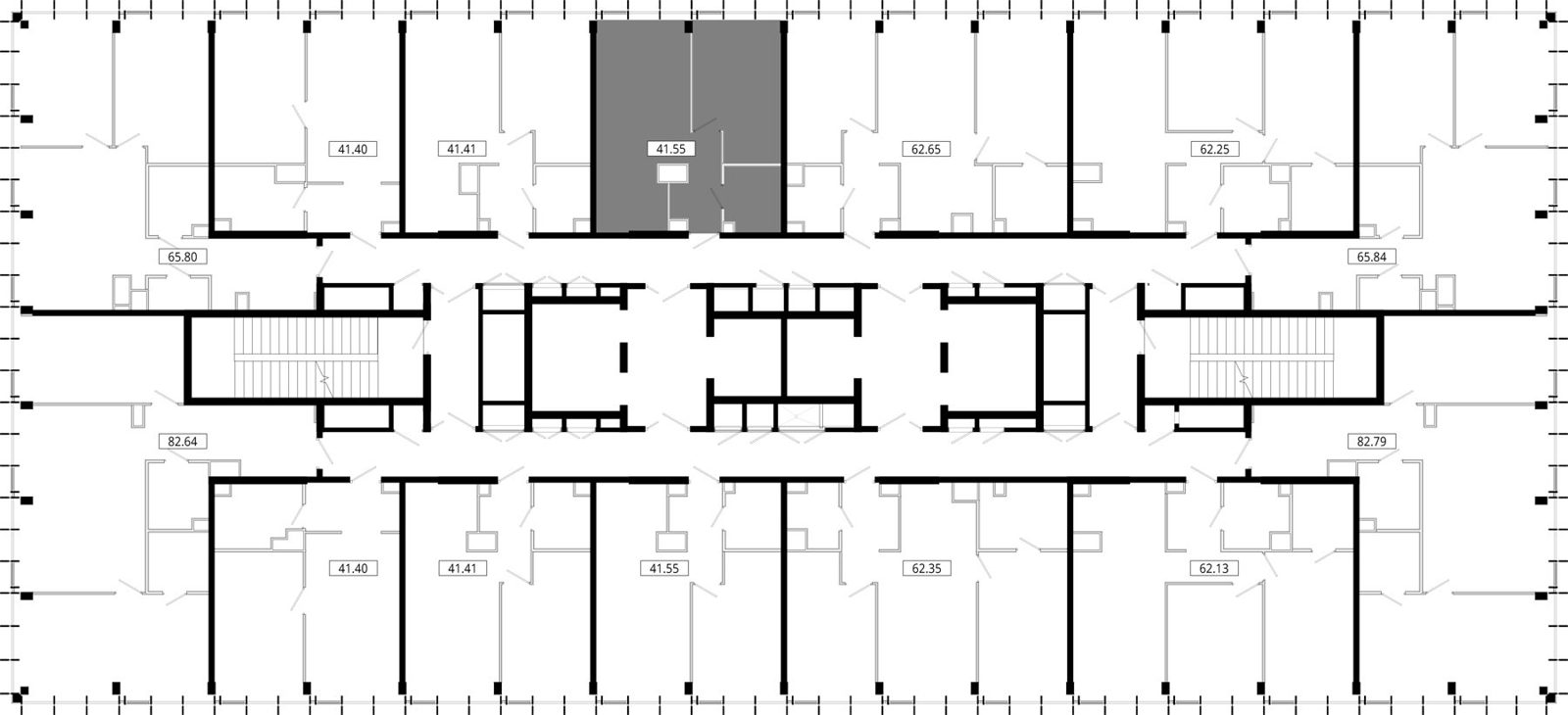 1-комнатная квартира, 41,5 м² — фото 2