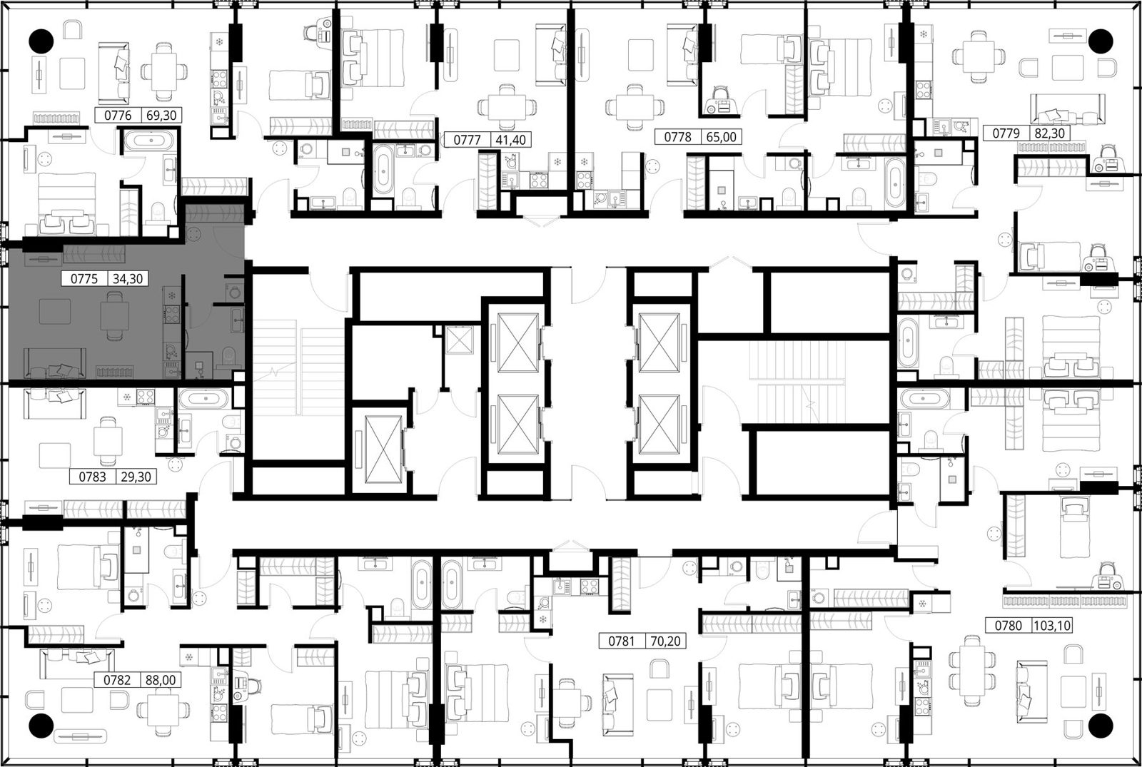 Квартира-студия, 34,3 м² — фото 2
