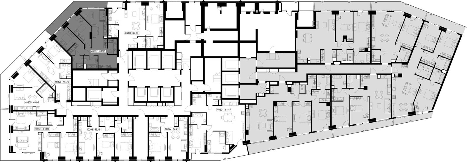 2-комнатная квартира, 78,9 м² — фото 2