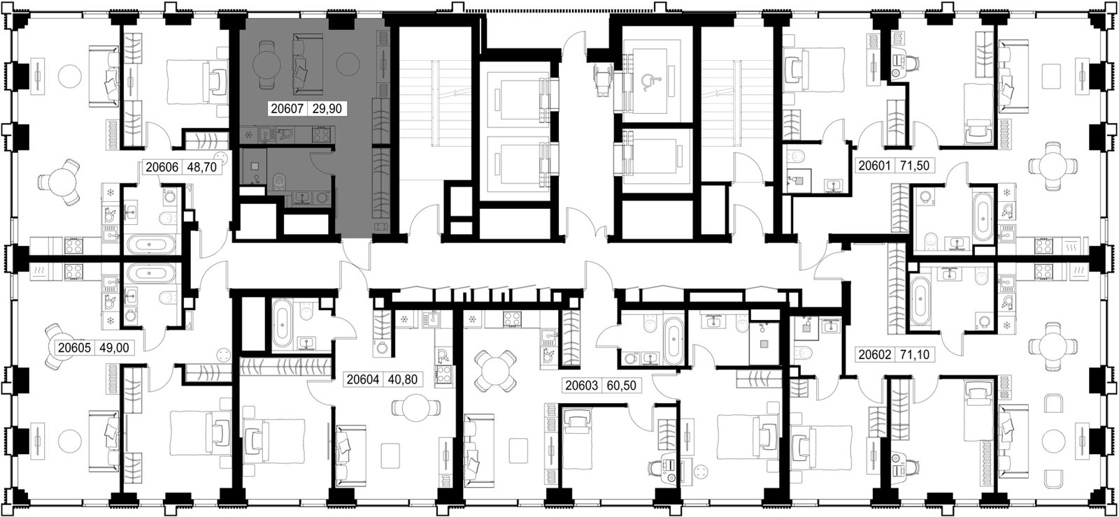 Квартира-студия, 29,9 м² — фото 2