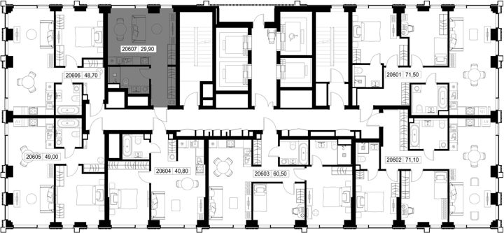 Квартира-студия, 29,9 м² — фото 2