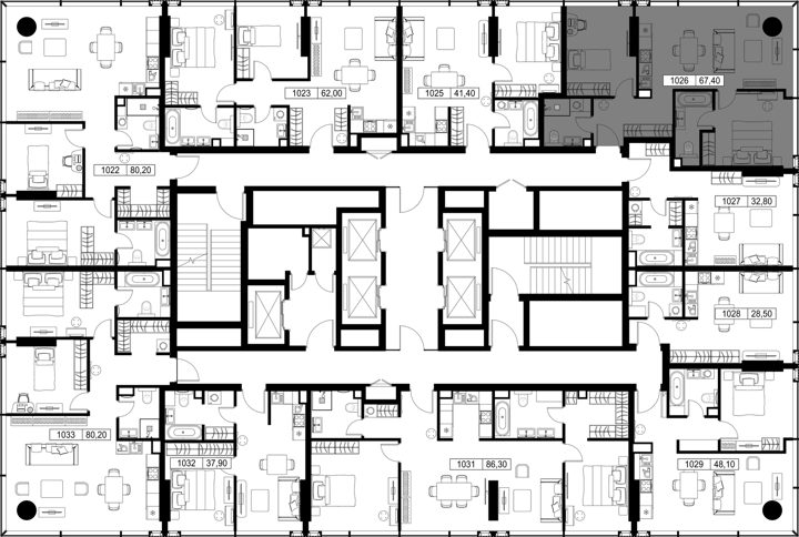 2-комнатная квартира, 67,4 м² — фото 2