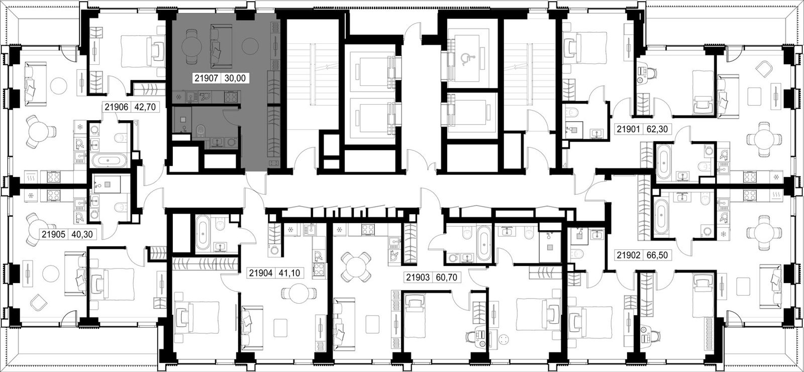 Квартира-студия, 30 м² — фото 2