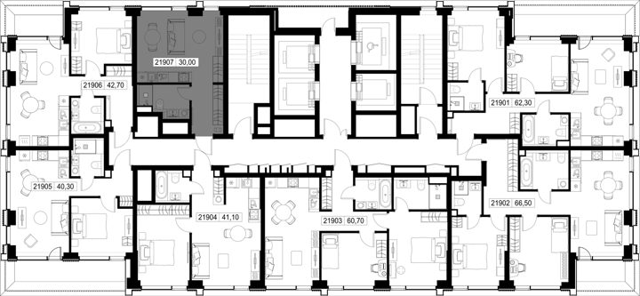 Квартира-студия, 30 м² — фото 2