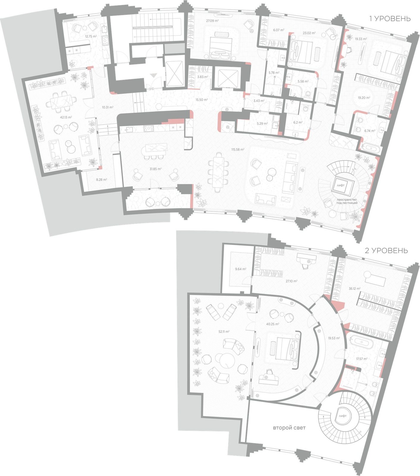 4-комнатная квартира, 504,7 м²
