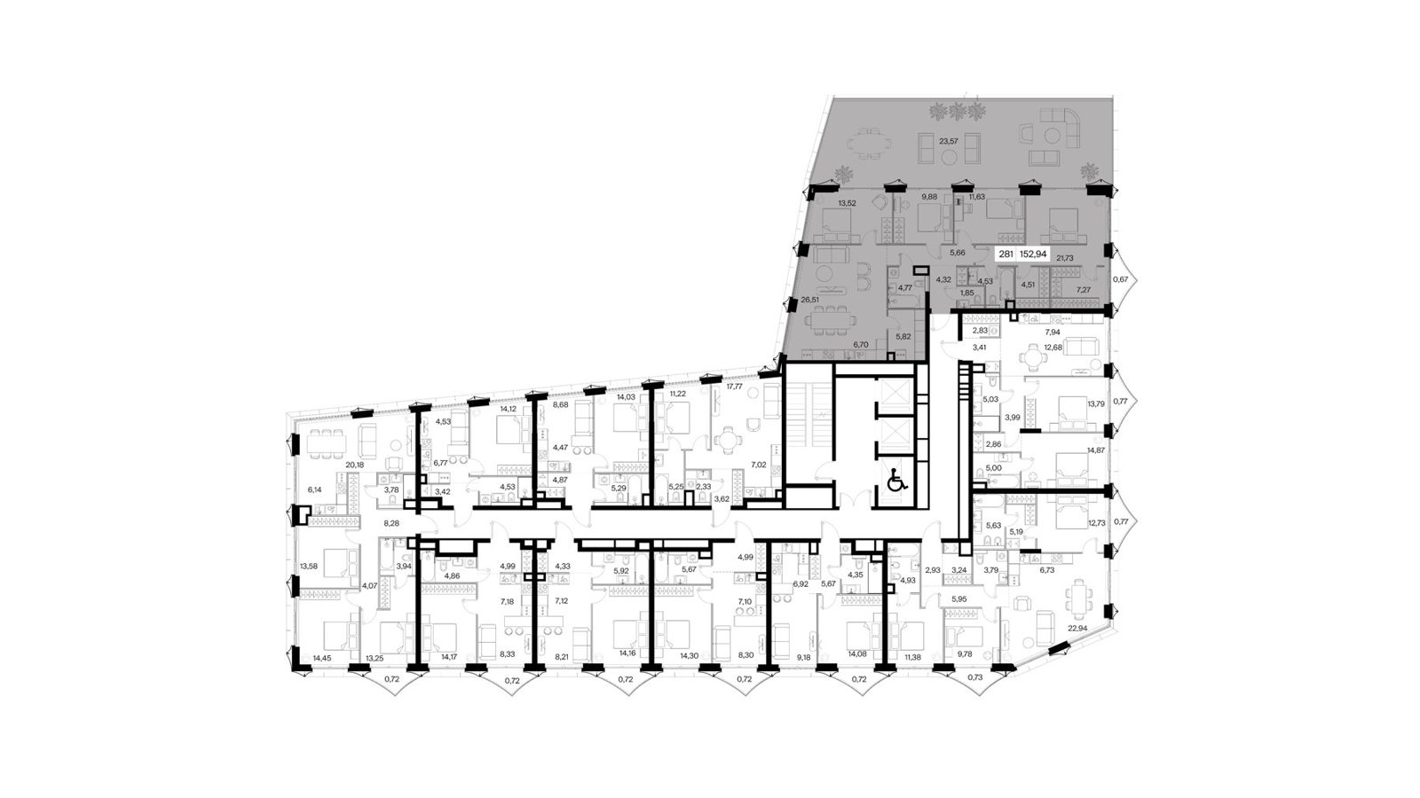 4-комнатная квартира, 152,9 м² — фото 2