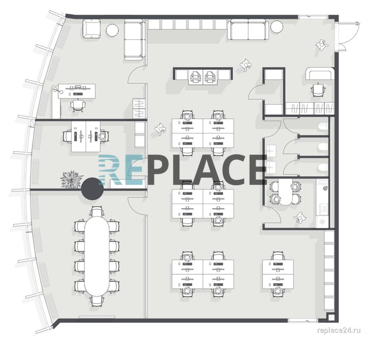 Офис, 207,5 м²