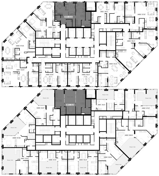 3-комнатная квартира, 123,8 м² — фото 2