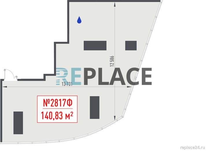 Офис, 140,8 м² — фото 1