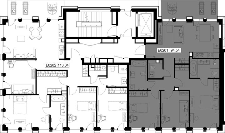 3-комнатная квартира, 98,2 м² — фото 2