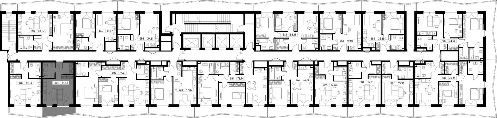 Квартира-студия, 34,5 м² — фото 2