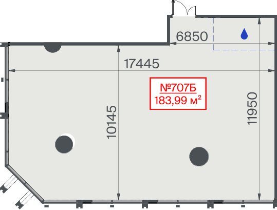 Офис, 184 м²