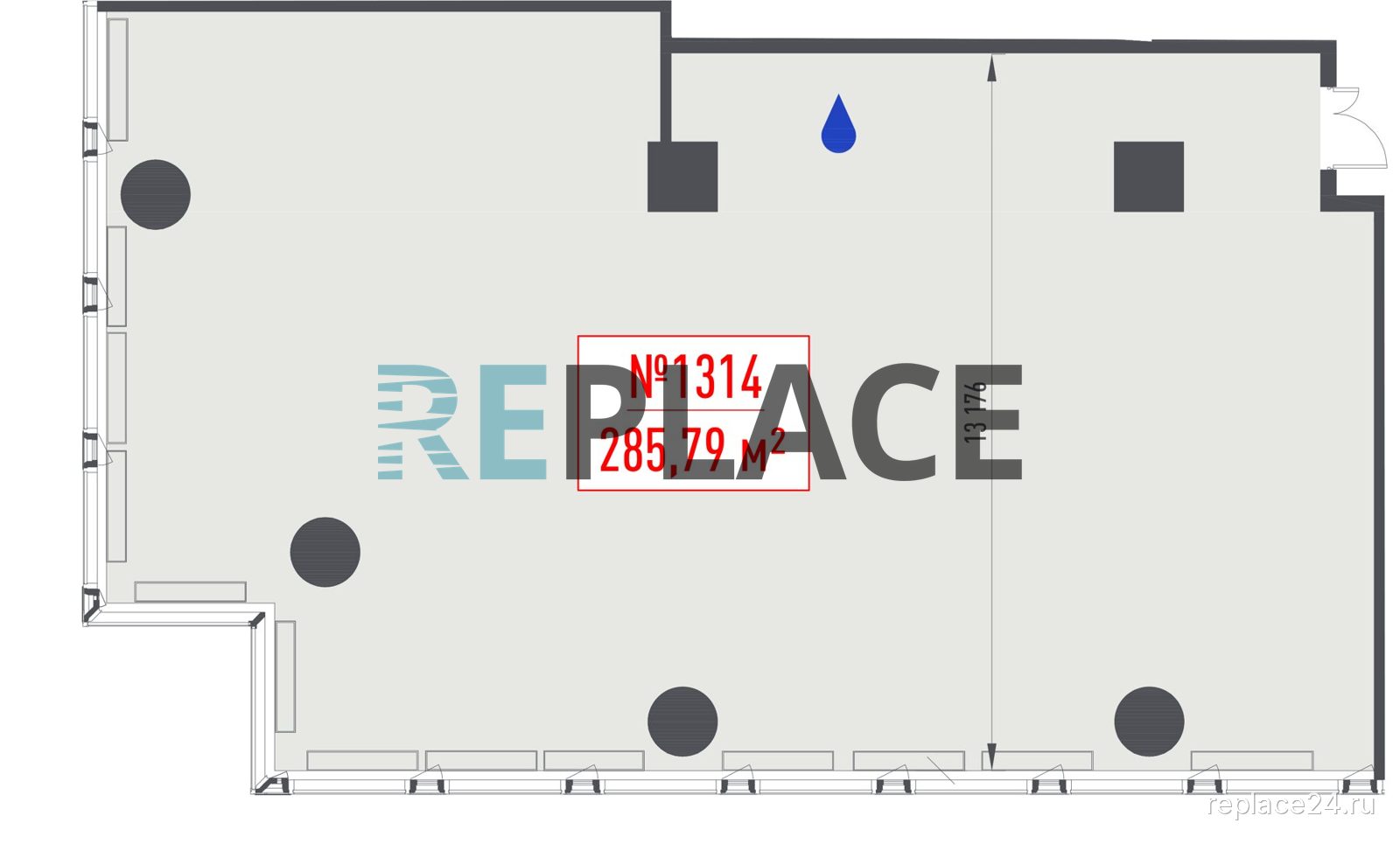 Офис, 289 м²