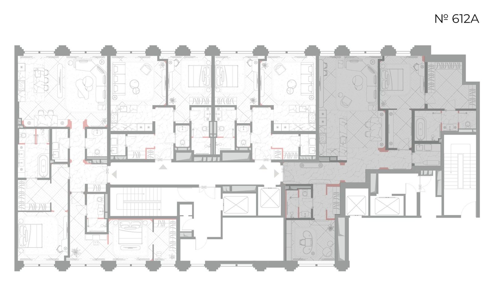 2-комнатная квартира, 127,9 м² — фото 2