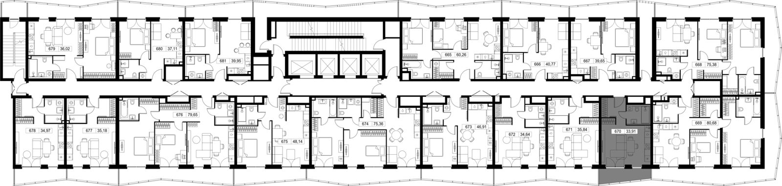 Квартира-студия, 33,8 м² — фото 2