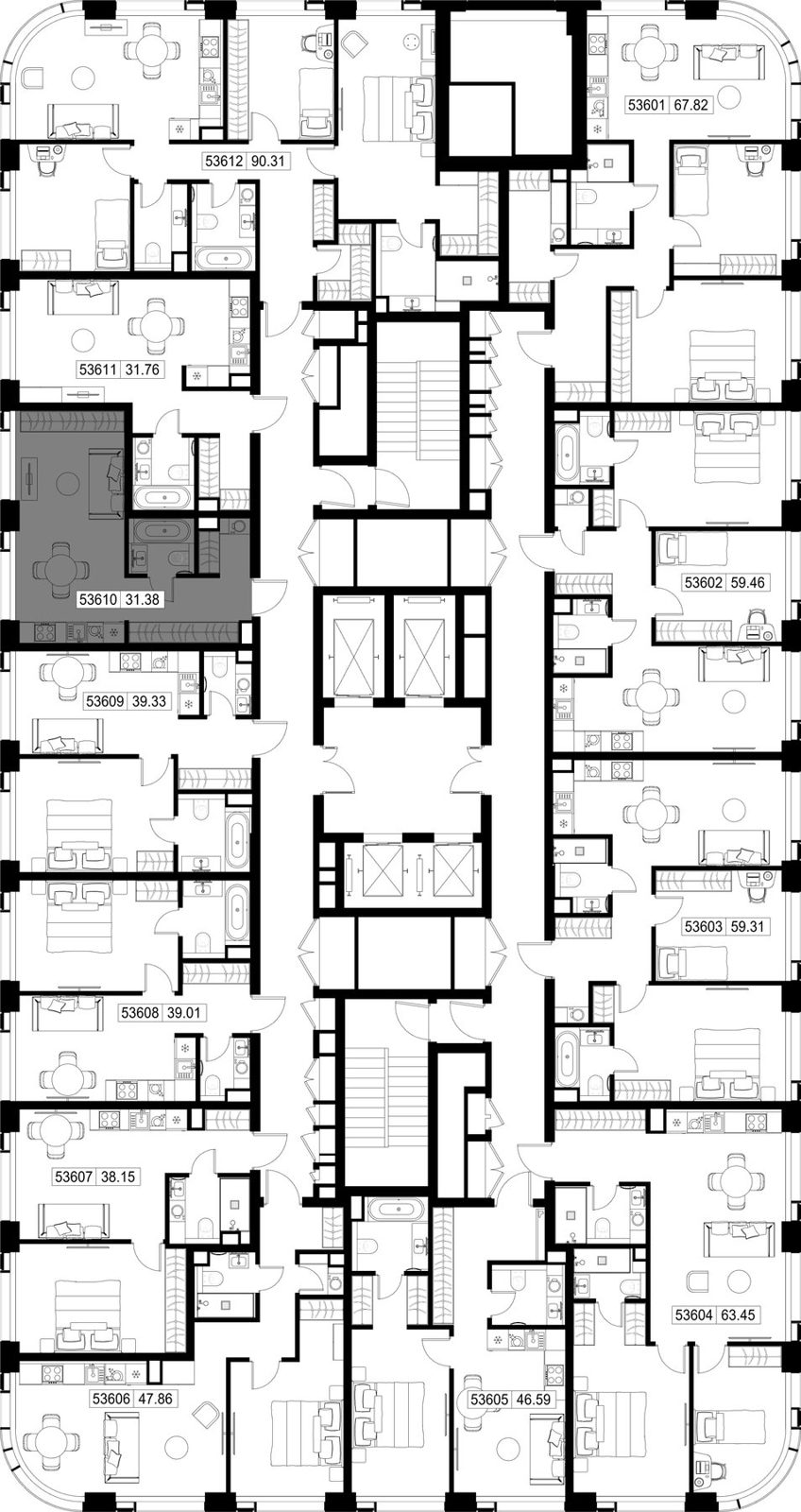 Квартира-студия, 31,4 м² — фото 2