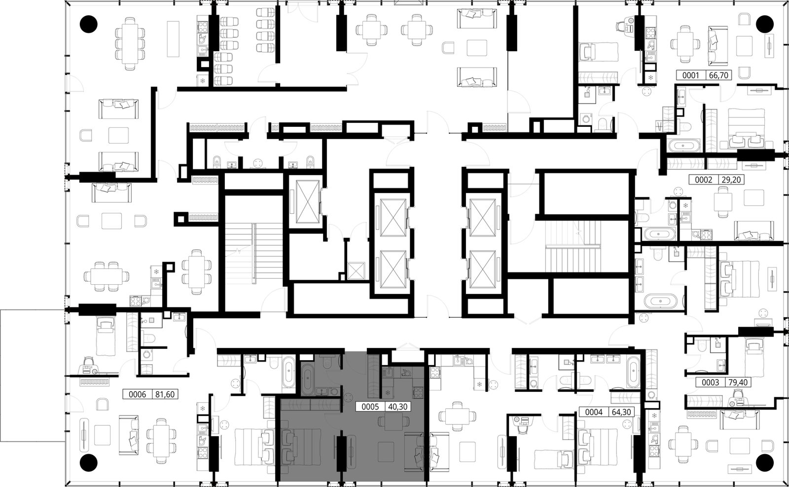1-комнатная квартира, 40,3 м² — фото 2