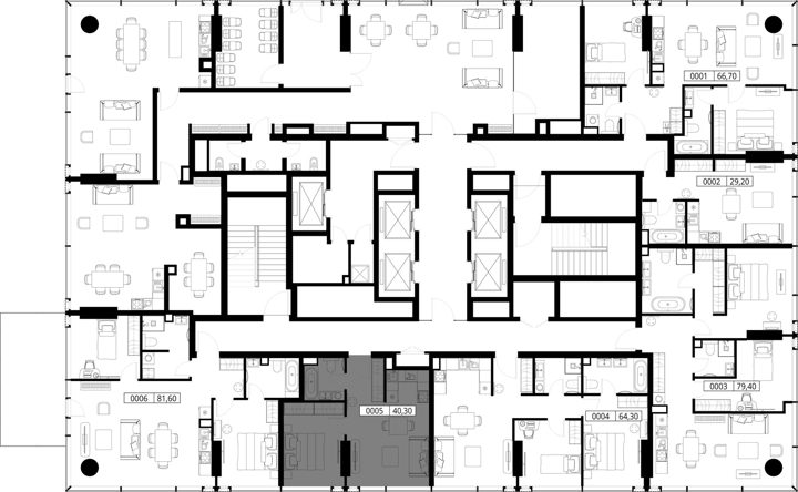 1-комнатная квартира, 40,3 м² — фото 2