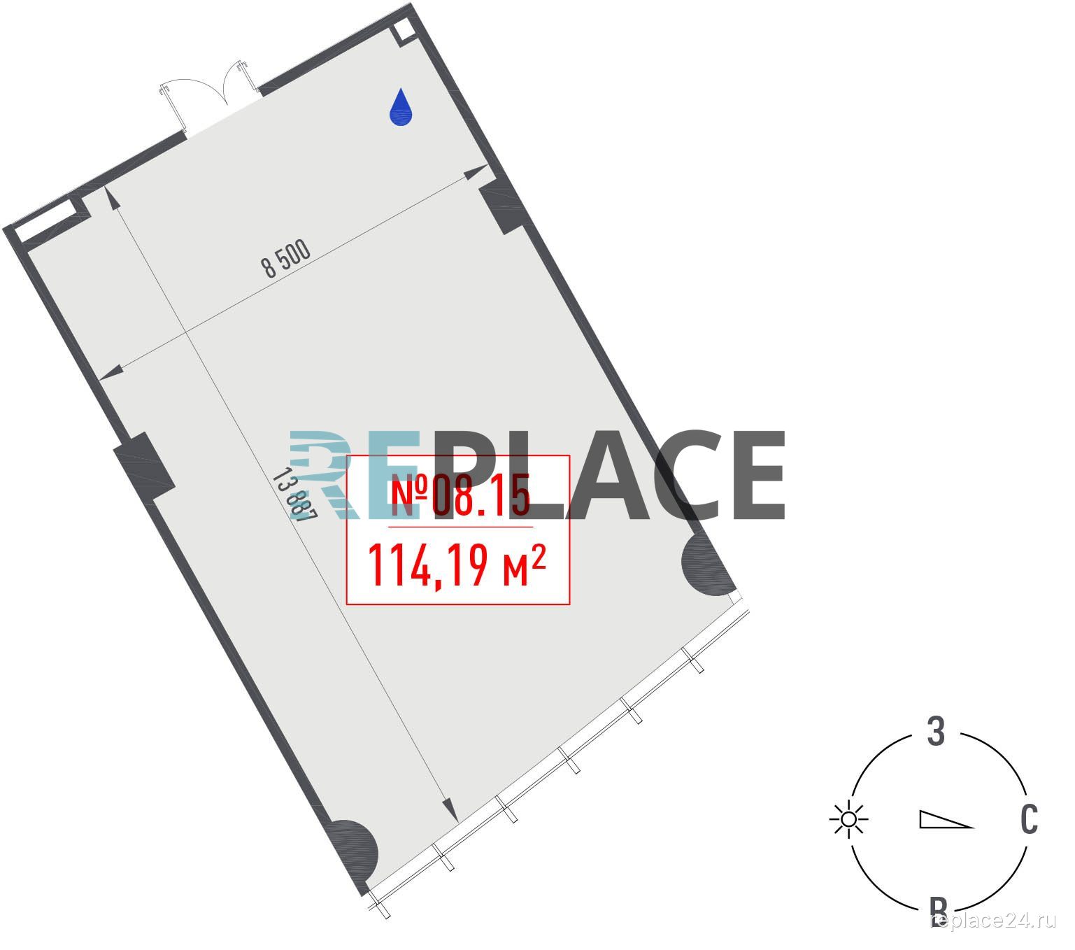 Офис, 115,4 м²