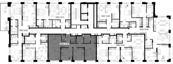 3-комнатная квартира, 91,9 м² — фото 2