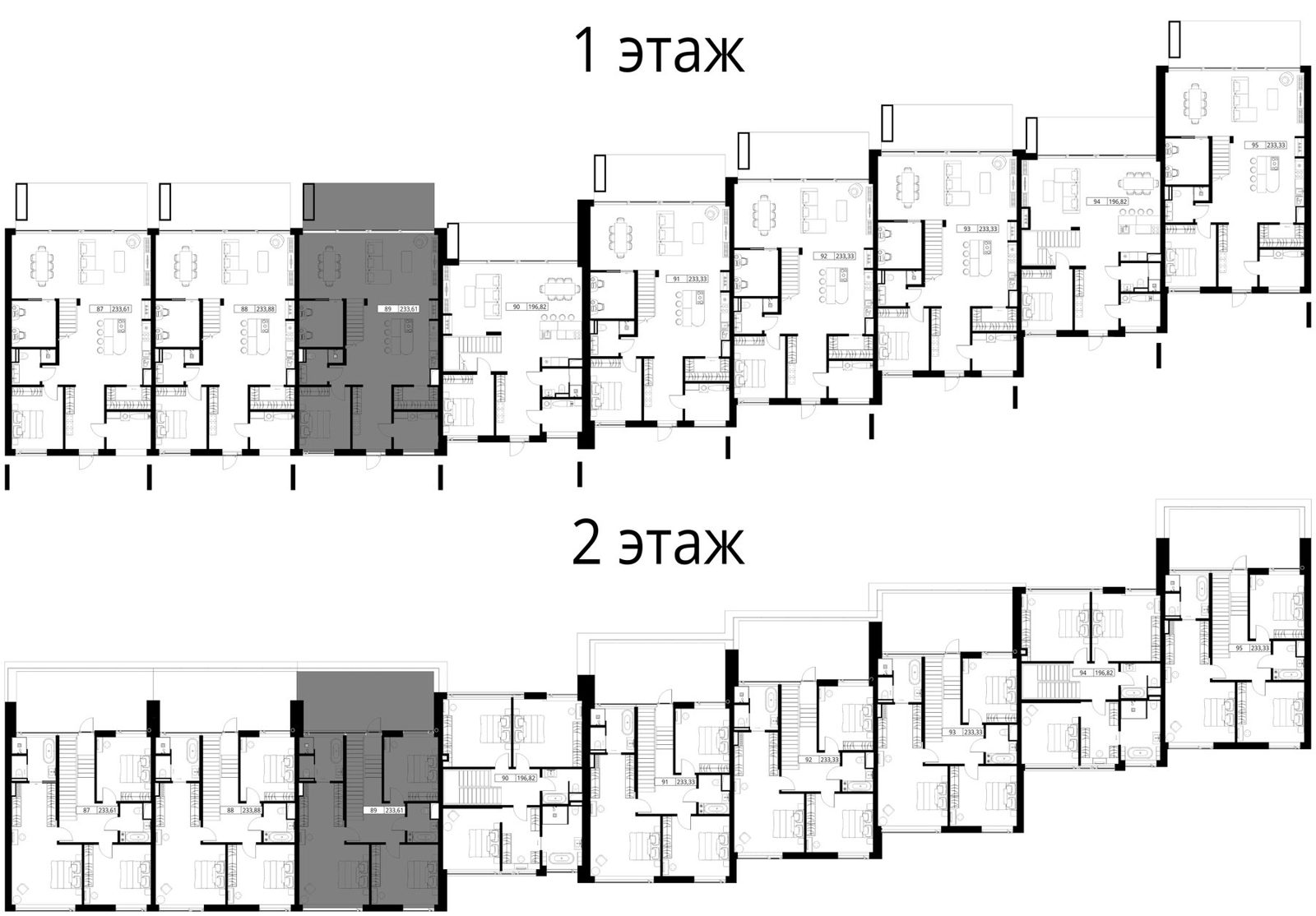 Таунхаус, 233,6 м², участок 2,8 сот.