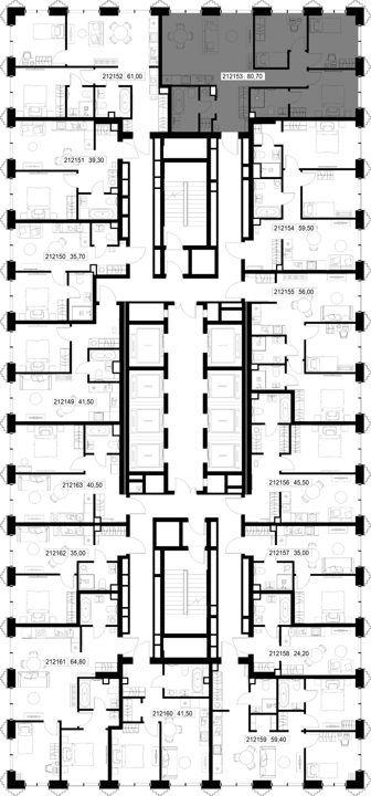 3-комнатная квартира, 80,7 м² — фото 2