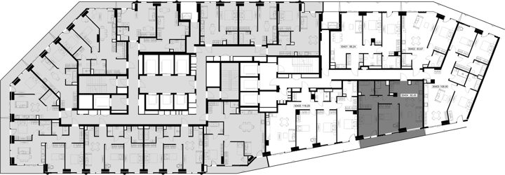 2-комнатная квартира, 80,5 м² — фото 2