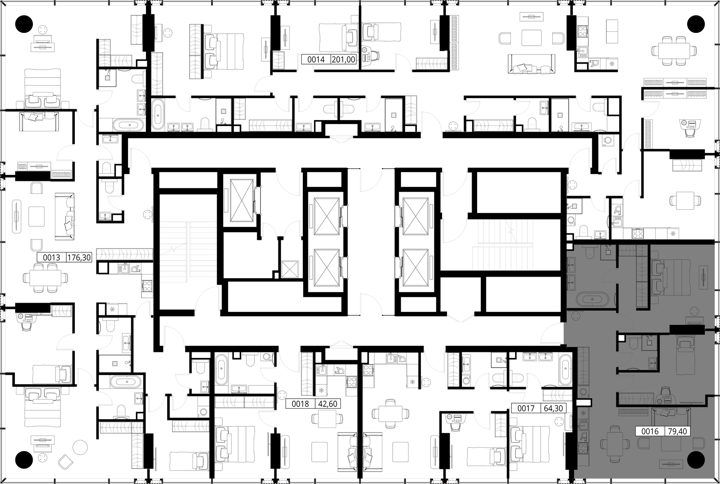 2-комнатная квартира, 79,4 м² — фото 2