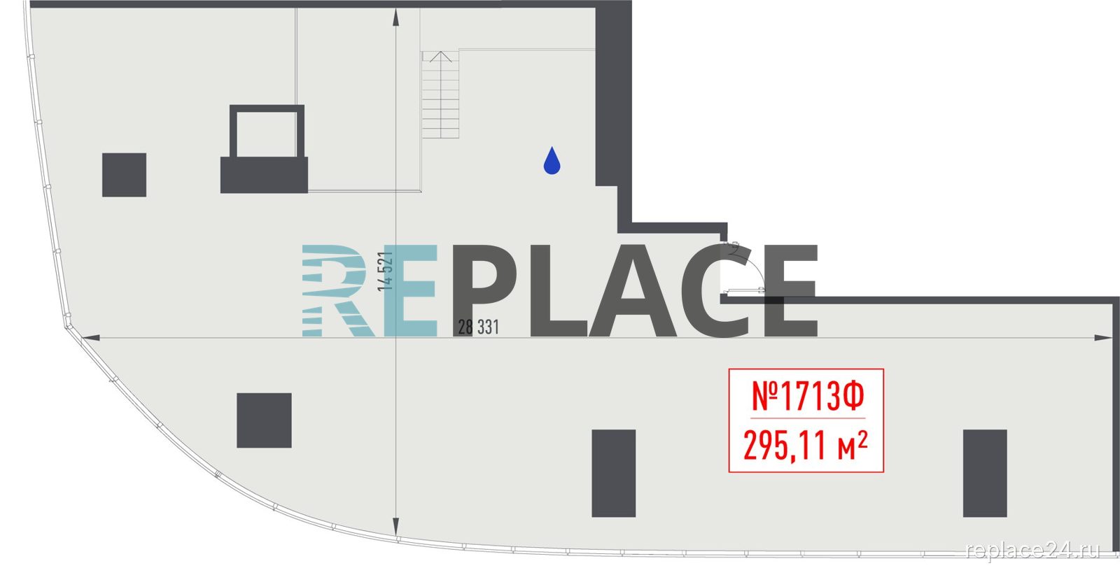 Офис, 295,1 м²