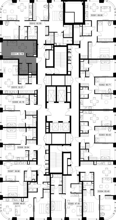 Квартира-студия, 32,2 м² — фото 2