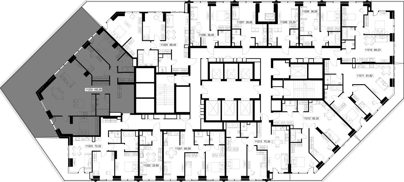 3-комнатная квартира, 167 м² — фото 2