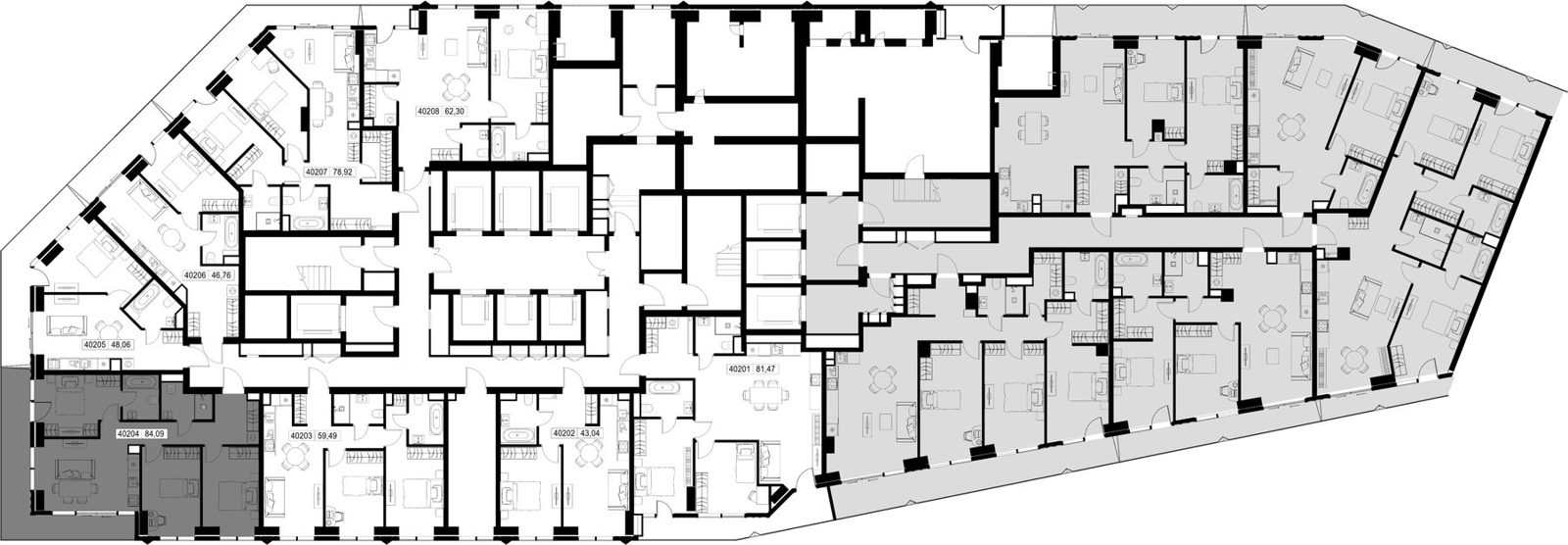 3-комнатная квартира, 84,1 м² — фото 2