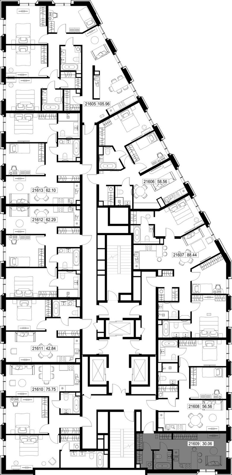 Квартира-студия, 30,1 м² — фото 2