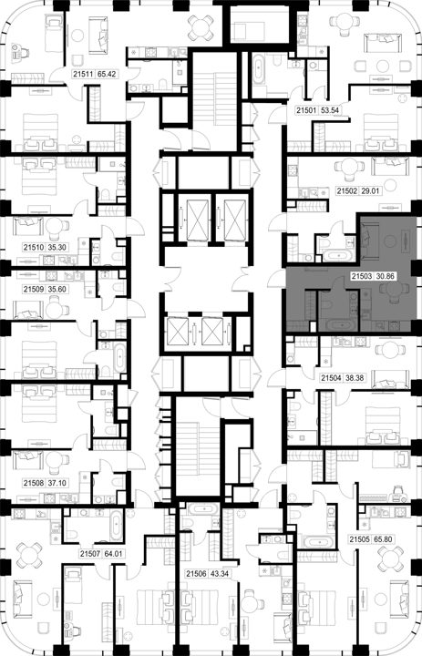 Квартира-студия, 30,9 м² — фото 2