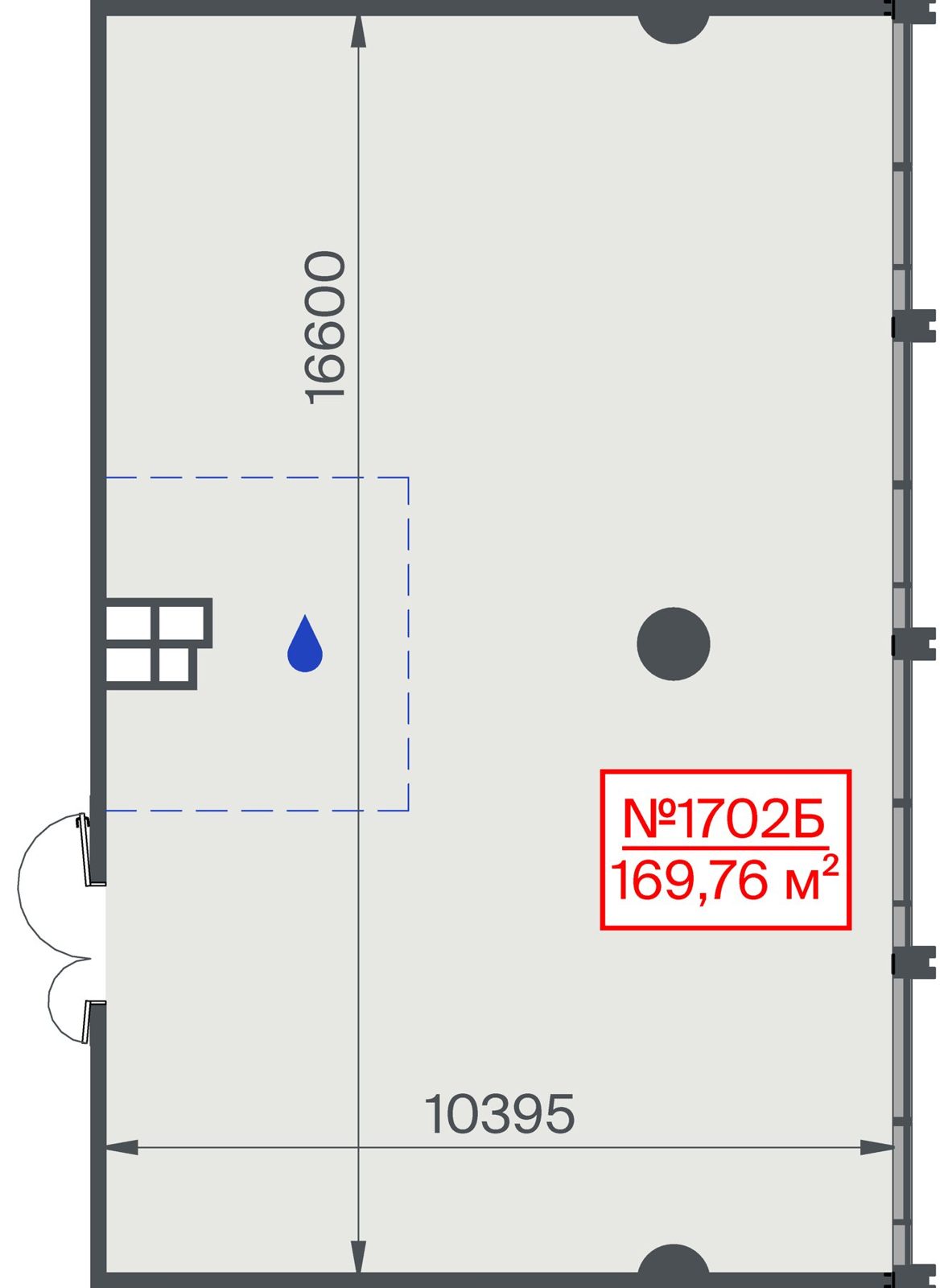 Офис, 169,8 м²