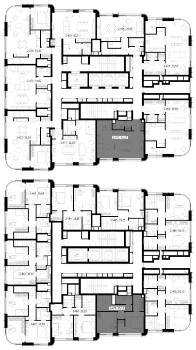 2-комнатная квартира, 76,6 м² — фото 2