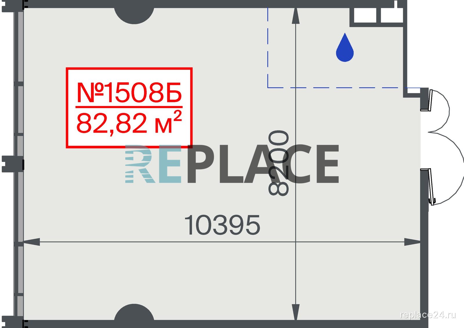 Офис, 82,8 м²