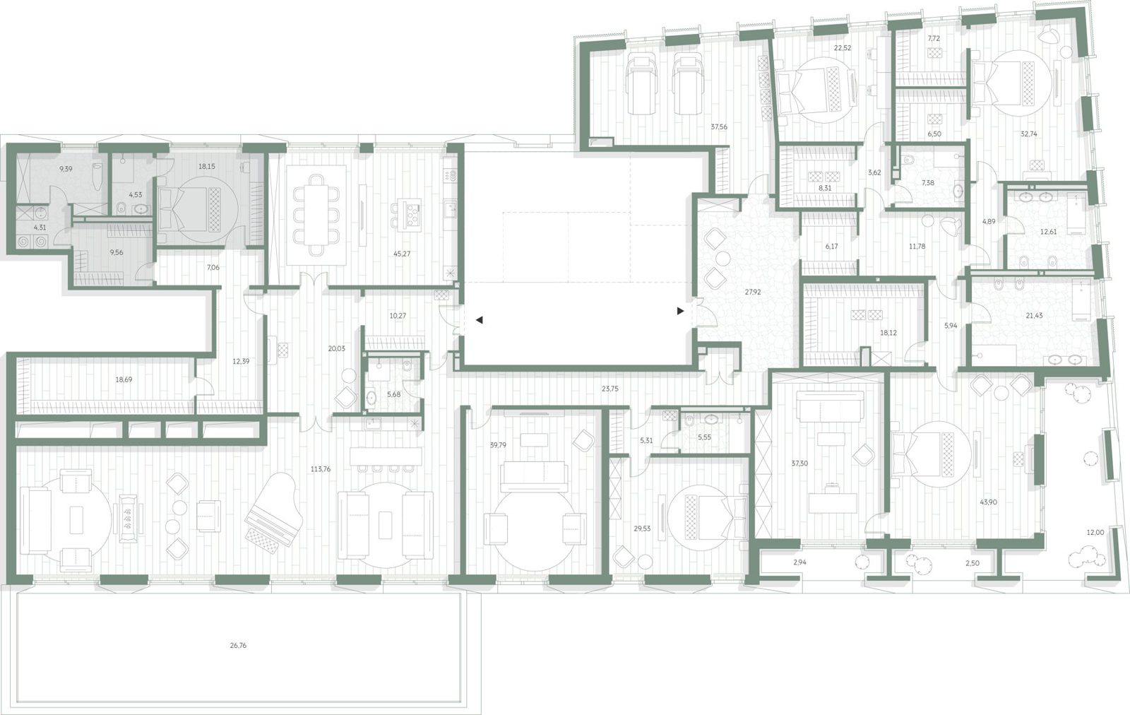 5-комнатная квартира, 766,9 м²