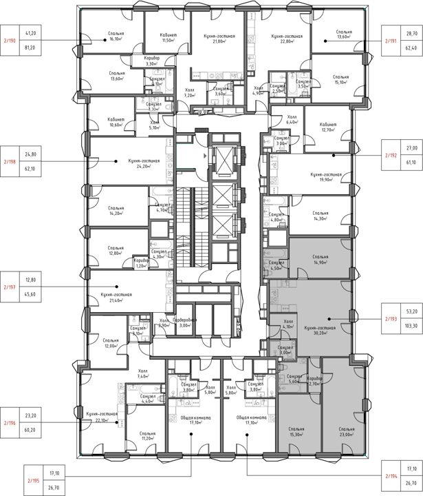 4-комнатная квартира, 101 м² — фото 2