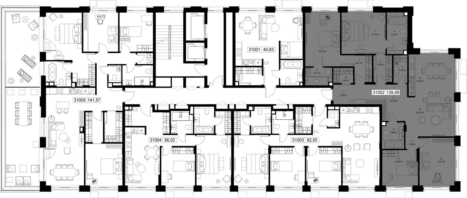4-комнатная квартира, 140 м² — фото 2